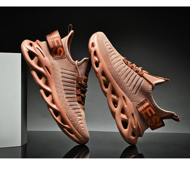 Men Shoes Comfortable Sneakers Breathable Running Shoes For Women Mesh Tennis Sports Shoes Outdoor Air Waling Casual - AMULET RING STORE