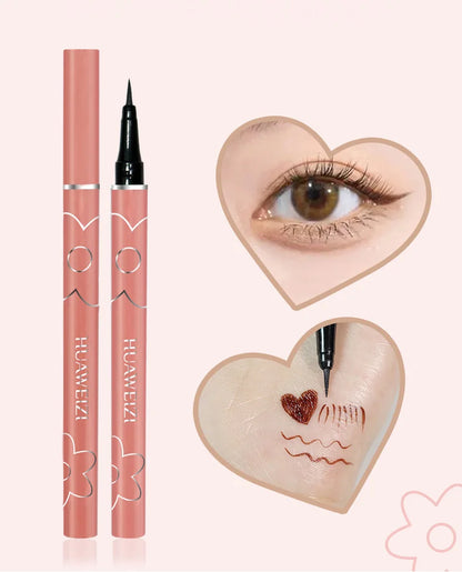 4 Colors Black Matte Liquid Eyeliner Waterproof Lasting Colorful Red Brown Quickily Drying Eyeliner Pencil Eyes Makeup Cosmetics - AMULET RING STORE