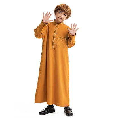 Muslim Clothes Man Shirt Man Islamic Caftan Men Eid Ramdan Cardigan Abaya Long Dress Islamic Saudi Arabic Musulman Robe Clothes