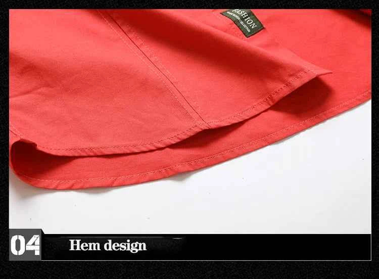 Retro Cargo style Men's Long Sleeve Shirt With Pocket Design, Men'sCasual Button Up Shirt For Spring Fall Qutdoo