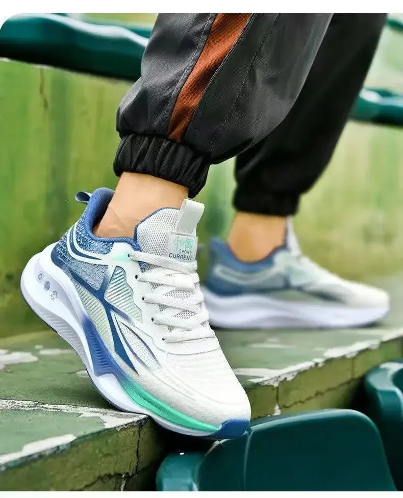Running & Walking Men's Shoes - Lace-up, Lightweight, Comfortable & Breathable Tennis Sneakers - AMULET RING STORE