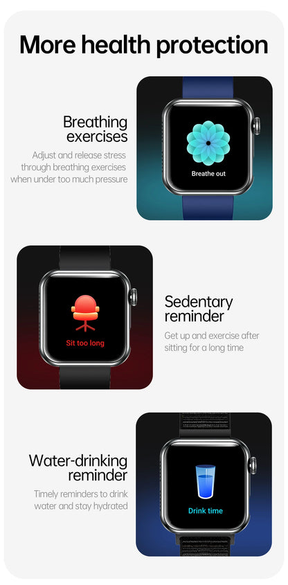 2025 New LED Women AI Smart Diagnosis Smart Watch HRV+PPG Blood Pressure Blood oxygen Health monitor IP68 NFC Smartwatches ﻿