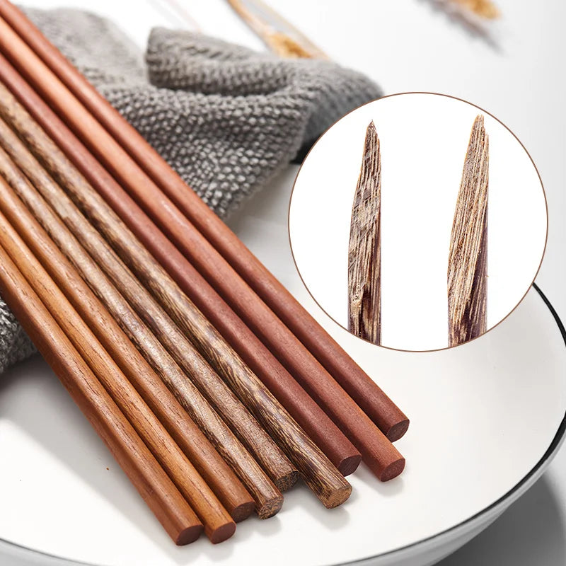 GIANXI 18CM/42CM Salad Hot Pot Chinese Chopsticks Chicken Wings Wood Fried BBQ Chopsticks Food Sushi Sticks Kitchen Bar Supplies - AMULET RING STORE