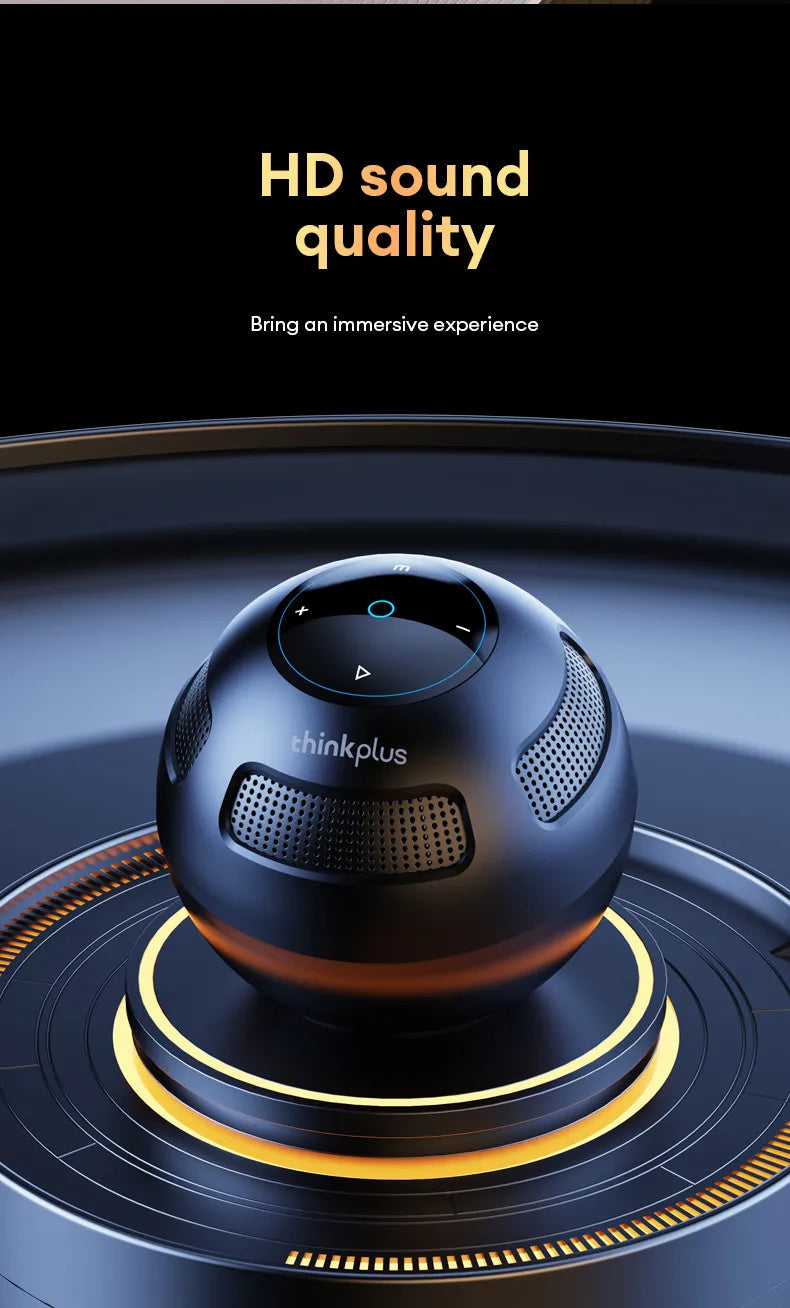 Ship From US Lenovo Bluetooth Speaker Portable Outdoor Long Endurance Home Music Player HiFi Stereo Surround Sound Box TS5