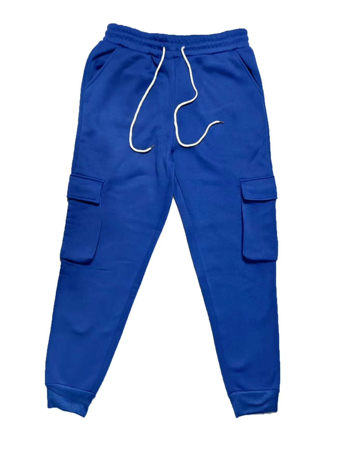 New autumn and winter velvet men's casual overalls multi-pocket pants large size sports casual trousers
