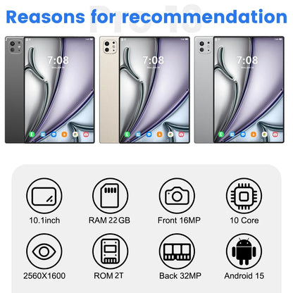 2025 Pad 9S Pro Tablet Android 15 22GB+2T Tablette Snapdragon888 Tablet PC Original Global Version 5G Dual SIM Card WiFi