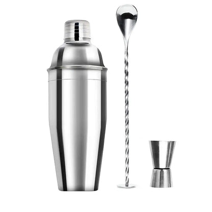 6/7/10pcs Stainless Steel Cocktail Shaker Bartending Tools Bartender Kit Martini Sharker Drink Mixer Set With Storage Bag - AMULET RING STORE