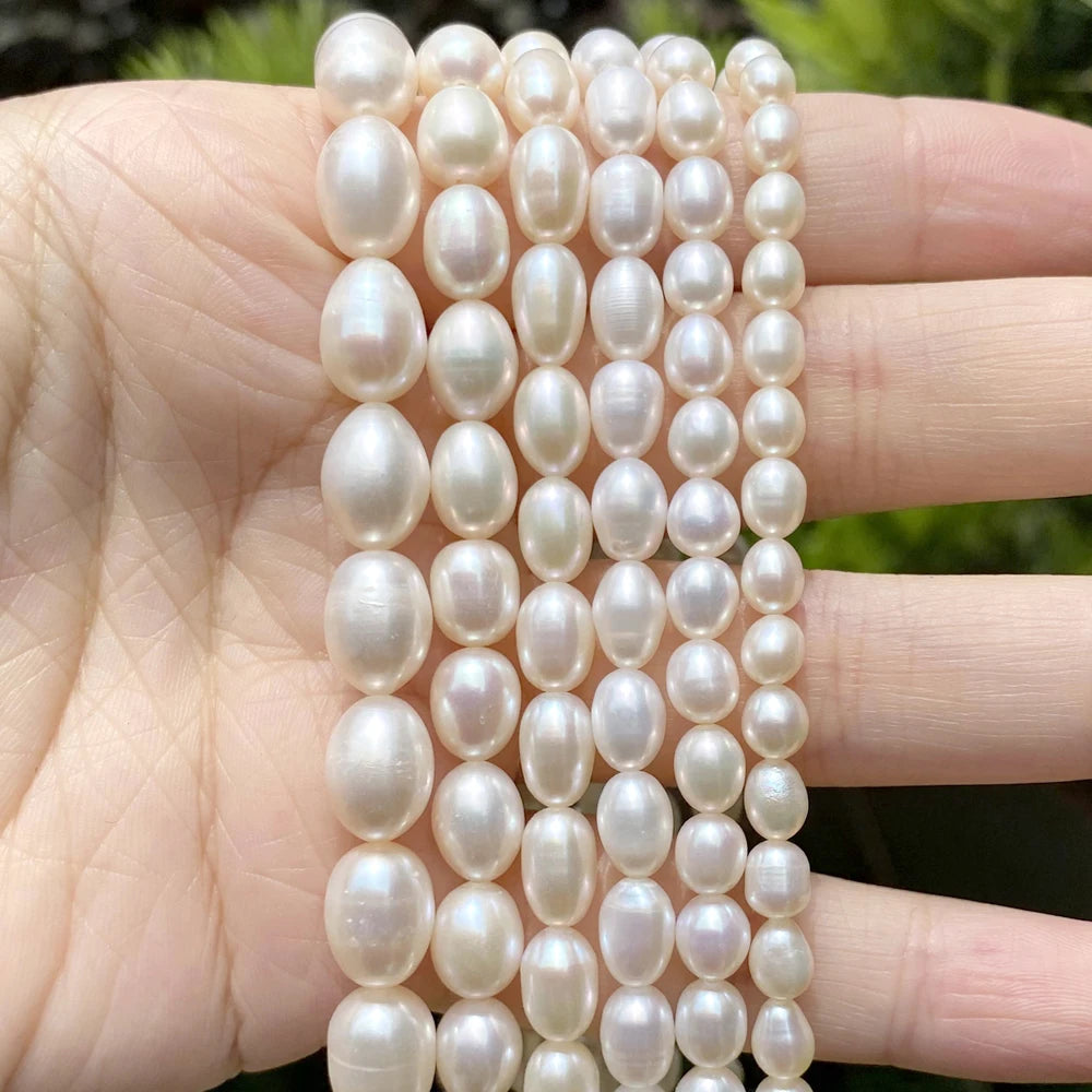 Natural Freshwater Pearl Beads High Quality Irregular Shape Punch Loose Beads for Jewelry Making DIY Necklace Bracelet - AMULET RING STORE