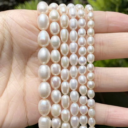 Natural Freshwater Pearl Beads High Quality Irregular Shape Punch Loose Beads for Jewelry Making DIY Necklace Bracelet - AMULET RING STORE
