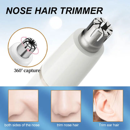 5 In 1 Electric Shaver for Women Painless Eyebrow Razor Bikini Trimmer Cordless Womens Body Shaver Facial Hair Remover Depilador - AMULET RING STORE