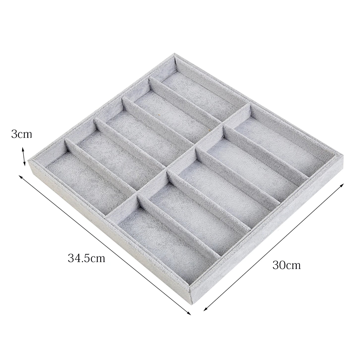 Fashion Glasses Cases Beige 10 Grids Sunglasses Display Box Sunglasses Display Glasses Display Props Jewelry Organizer Tray - AMULET RING STORE