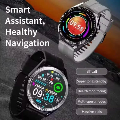 New For Men Women SmartWatch 1.61‘’ Amoled Phone Call Heart Rate GPS Tracker Sport Waterproof Smart Watch for IOS Android