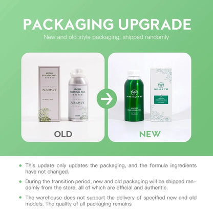 NAMSTE Hotel Perfume Oil 100ML Lavender Pure Essential Oils White Tea Coffee For Diffuser Aroma Oil Room Fragrance Air Freshener - AMULET RING STORE