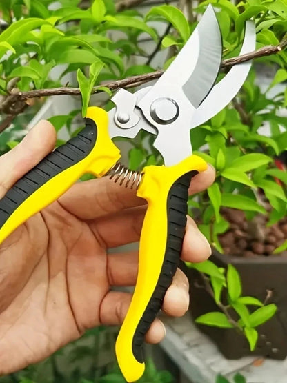 Stainless Steel Professional Gardening Shears Pruning branches Fruit trees Flowers Household Pruning Tools Shears - AMULET RING STORE