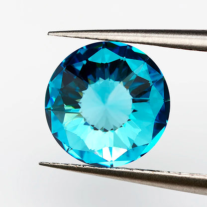 New 5A Quality Round Colored Empire Cut Cubic Zirconia Stones Loose Gemstone for Jewelry Making