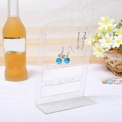 24/48 Holes Earrings Display Stand Holder Jewelry Show Rack Acrylic Organizer - AMULET RING STORE