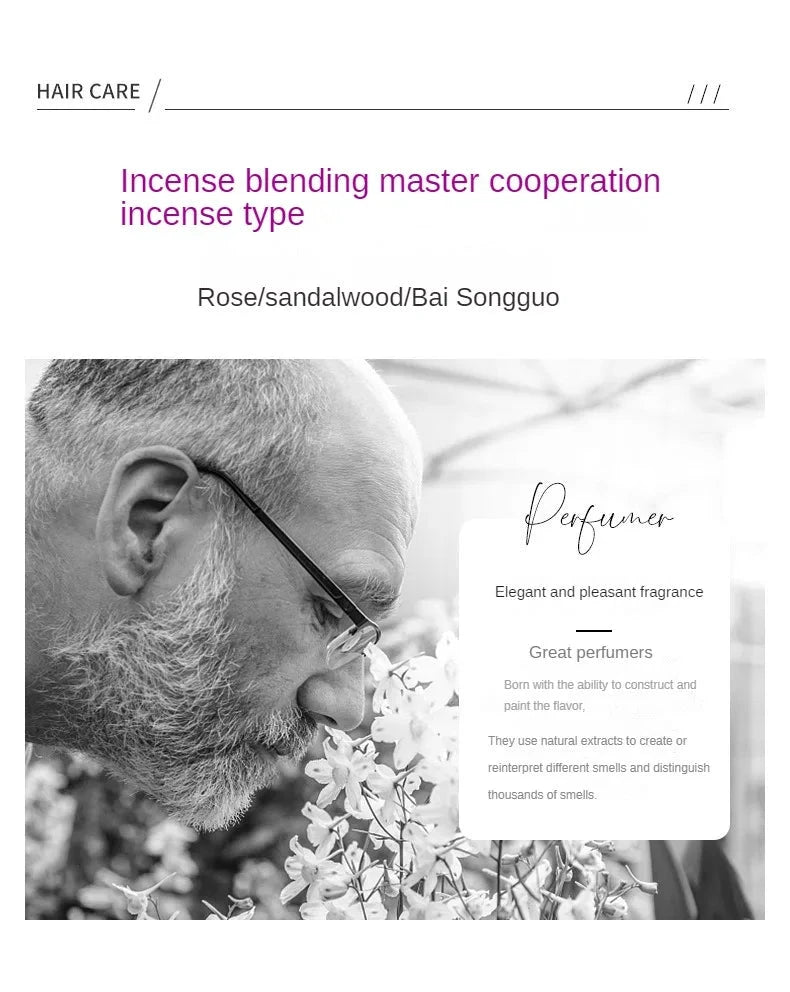 Hair Styling Serum for Frizzy & Dry Hair Rose Essence Oil Capsules Leave-in Anti Frizz Conditioner Repairs Dry, Damaged Hair - AMULET RING STORE