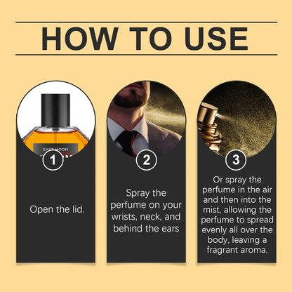 Sandalwood Perfume Long Lasting Light Wood Fragrance Show Charming Flirting Pheromone Men Perfume Oil Non-stimulation Body Spray