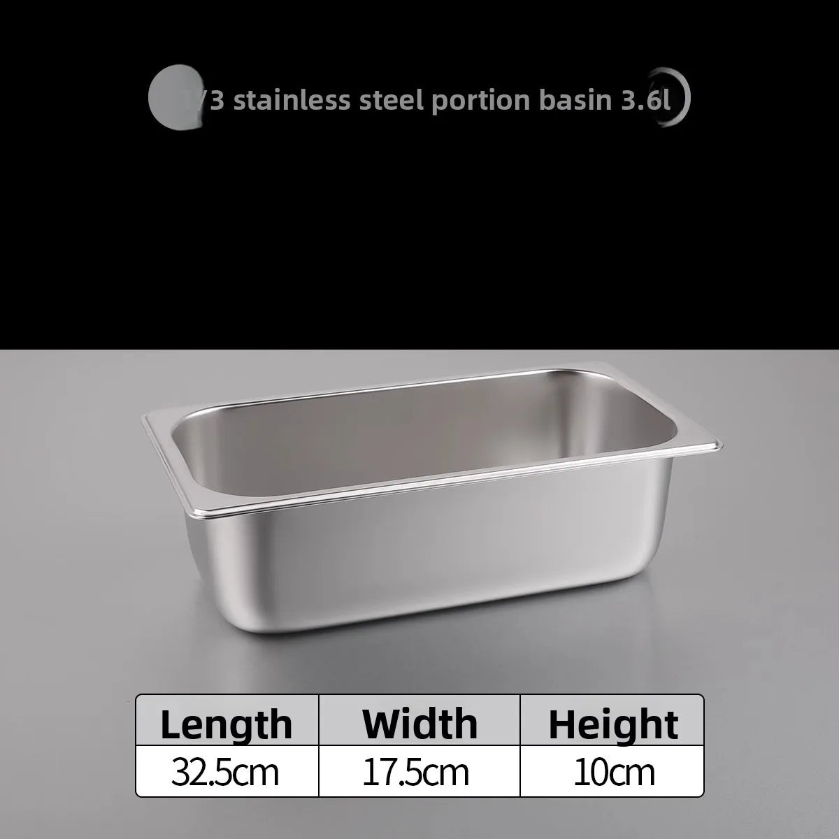 Stainl Steel Rectangular Covered Small Seasoning Box Food Container Thermal Rectangular Basin for Restaurant Kitchen - AMULET RING STORE