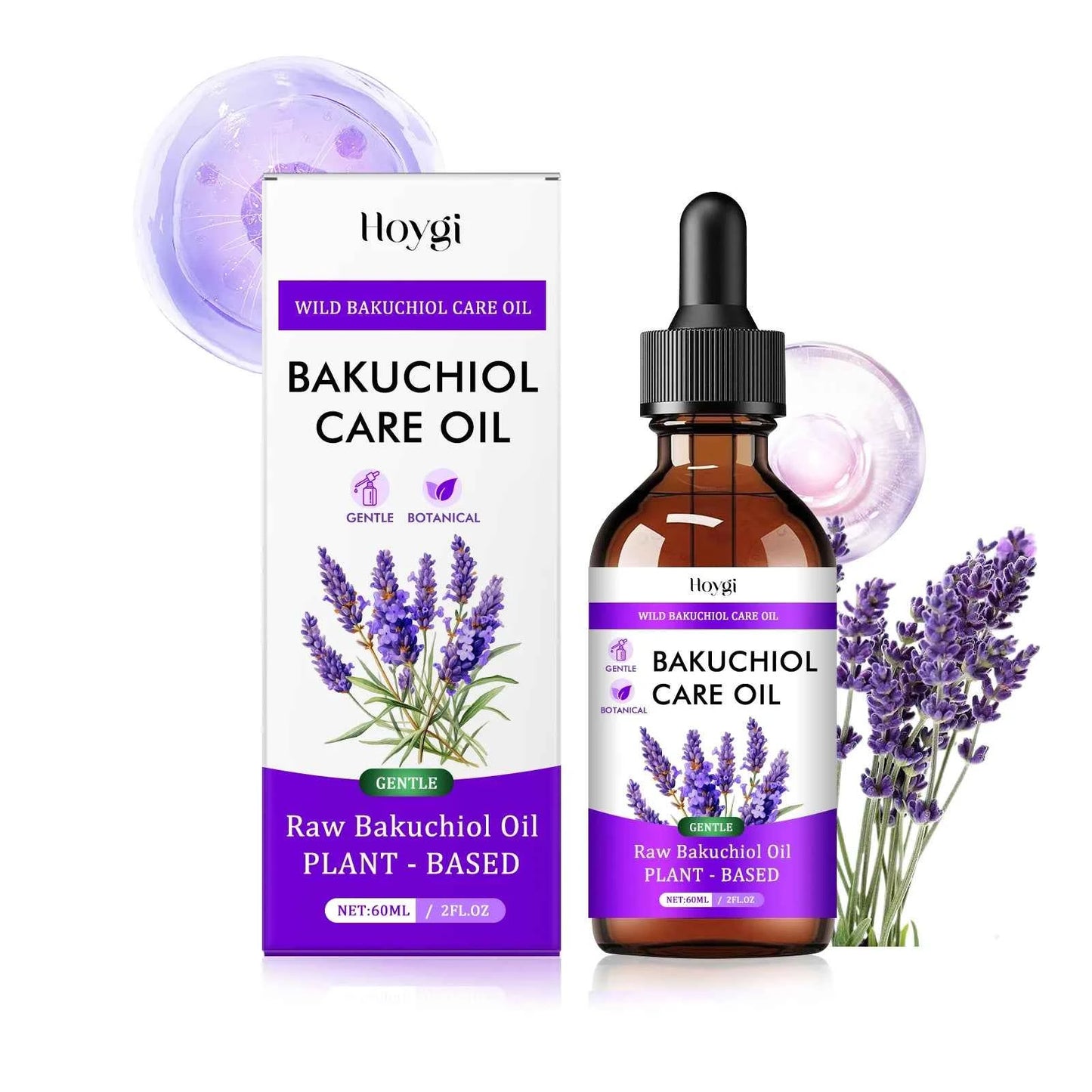 Bakuchiol Essectial Oil Relaxing Fade Fine Lines Brightening Skin Smoothing Facial Body Skin Care Nourish for Sensitive Skin