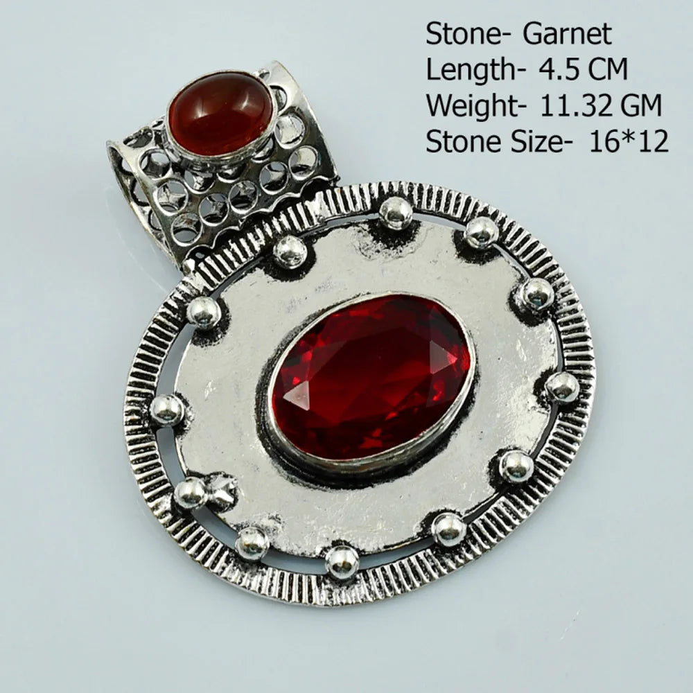 Genuine Moonstone Botswana Agate Prehnite Owyhee Opal  Pendant Women Jewelry gift