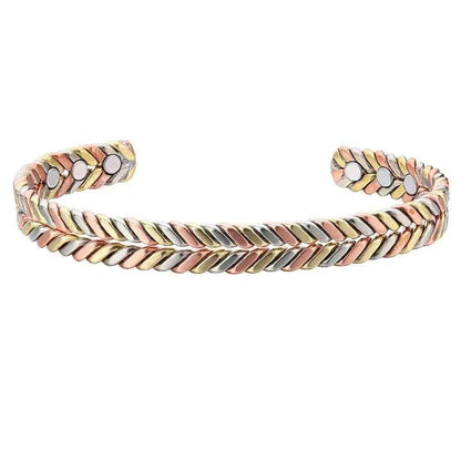 Women Tibetan Pure Copper Magnetic Healing Bracelet India Pattern Men's Spiritual Yoga Jewelry Adjustable Rope Inlay Style