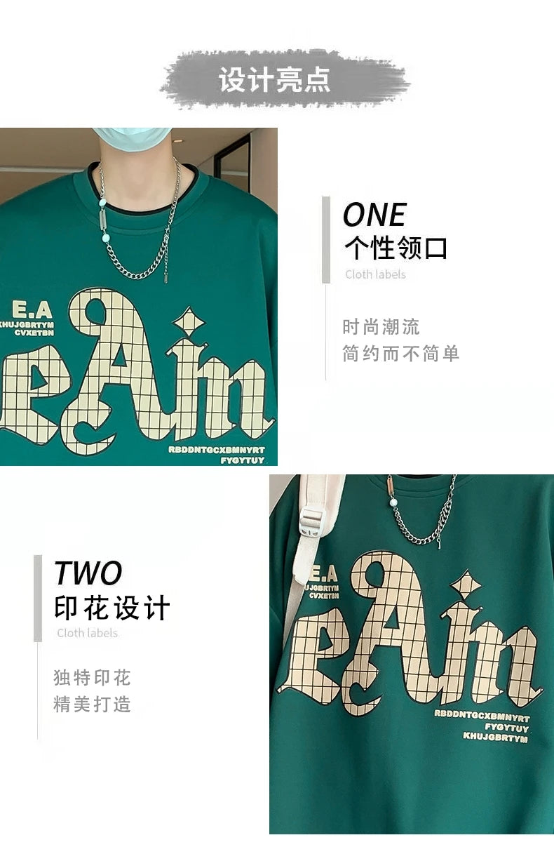 Youth Fashion Short Sleeve T-Shirt Shorts Summer Tracksuit