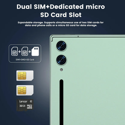 2025 Pad 7s Pro Tablet Android 15 10.1inch Touch Tablets Global Version Original Tablette 16GB+1TB Dual SIM Phone Call 10000mAh