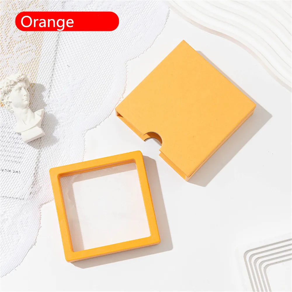 Drawer Jewelry Packaging Box Nail Earrings Necklace Ring Storage PE Film Suspension Anti-oxidation Gift Box Jewelry Box Joyero - AMULET RING STORE