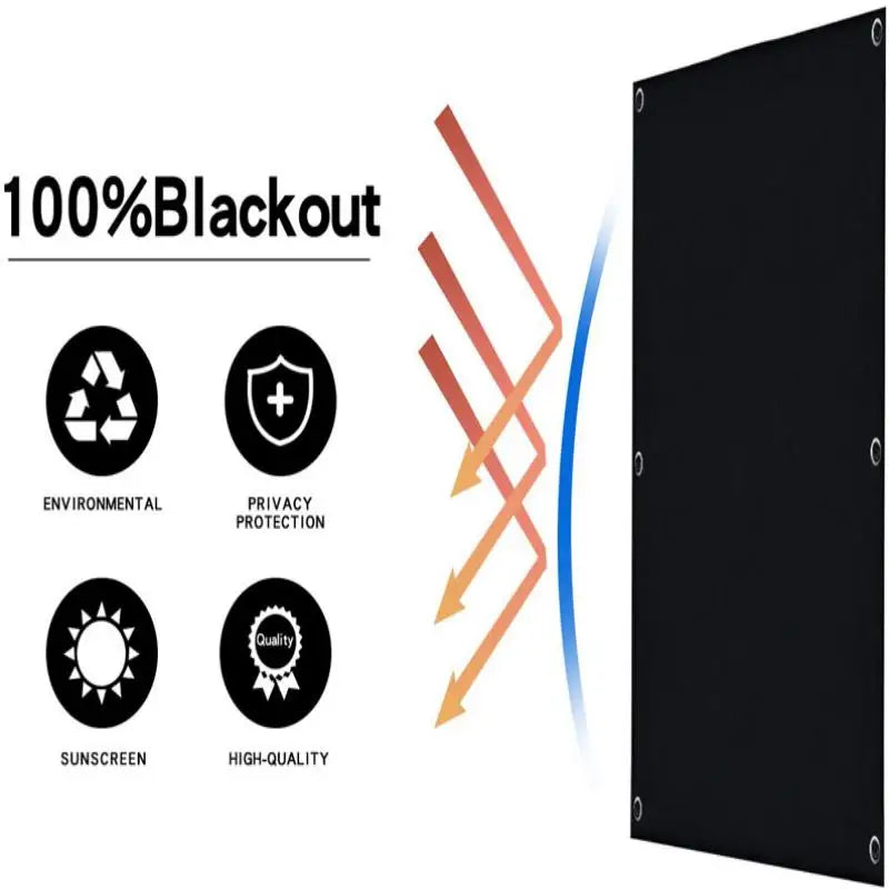 Suction Cup Window Blind Shade Nail-free Blackout Curtain Sun Protect Anti-UV Window Curtain For Bedroom Skylight Sunshade - AMULET RING STORE