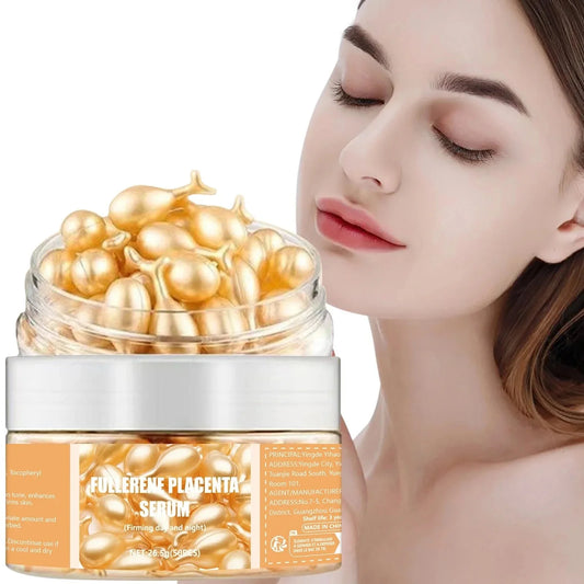 50Pcs Collagen Face Care Capsules Serum Spot Acne Wrinkle Remover Firming Whitening Hyaluronic Acid Essence Skin Care New style - AMULET RING STORE