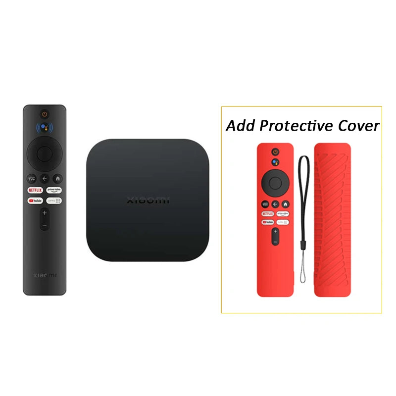 Xiaomi TV Box S 2nd Gen 4K Ultra HD Streaming Media Player Google TV Box WiFi Bluetooth 5.2 Dolby Vision HDR10+ TV Play Box - AMULET RING STORE