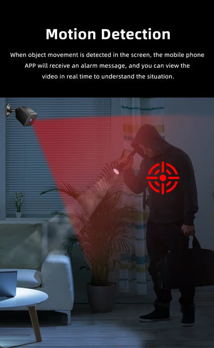 1080P Mini WiFi Camera F1 Wireless Remote Monitor Loop Recording Camera Security Protection Smart Home surveillance camera - AMULET RING STORE