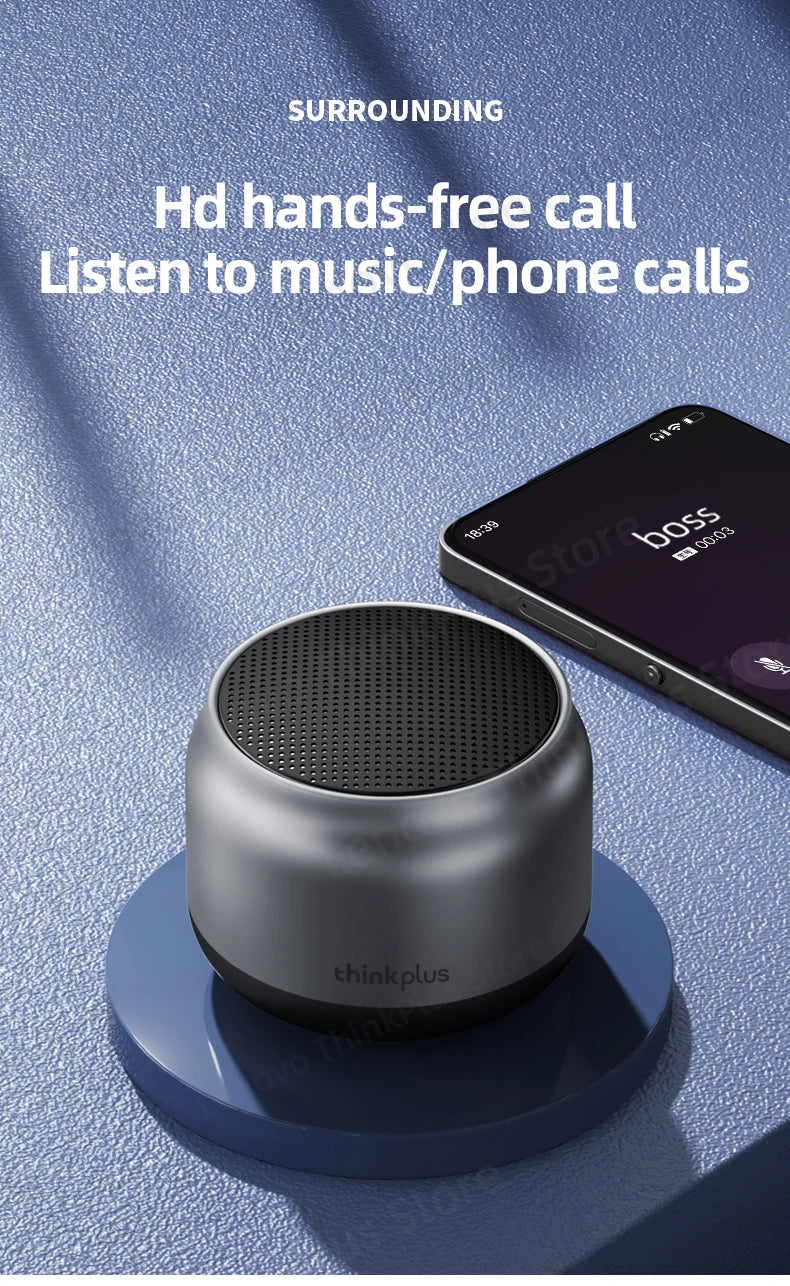 100% Original Lenovo K30 Portable Hifi Bluetooth Wireless Speaker Waterproof USB Outdoor Loudspeaker Music Surround Bass Box Mic