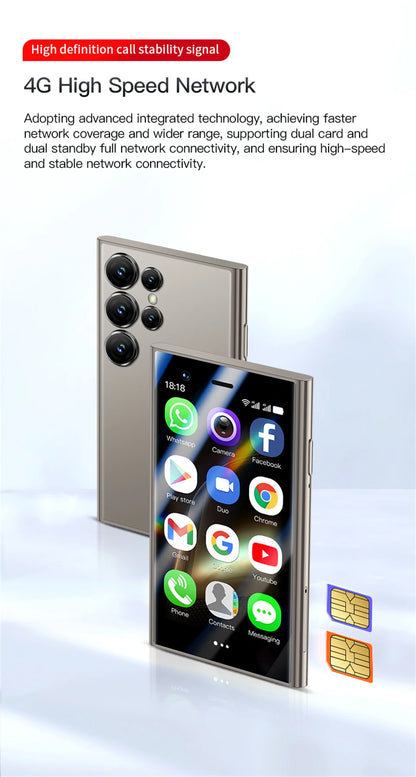 SOYES S24 Pro Max 4G Version 3.0 Inch Android8.1 Smartphone 2GB RAM 16GB ROM Dual SIM Standby 2500mAh Compact Mobile Phone - AMULET RING STORE