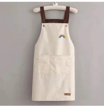Waterproof and antifouling large pocket hotel restaurant coffee shop Western food Western pastry work clothes apron - AMULET RING STORE