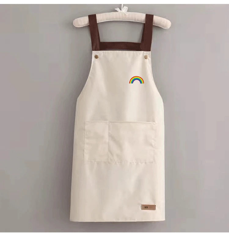 Waterproof and antifouling large pocket hotel restaurant coffee shop Western food Western pastry work clothes apron - AMULET RING STORE