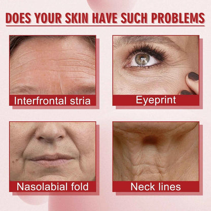 EELHOE 30ml Anti Aging Serum Collagen Nourishing Reduce Fine Lines Wrinkles Improve Skin Elasticity Hydration Facial Skin Care