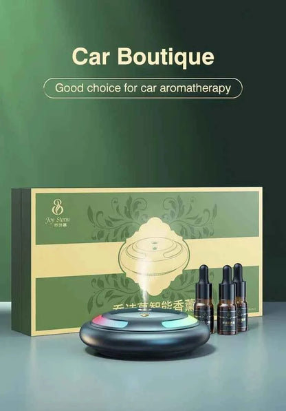 Smart Car Humidifier Essential Oil Diffuser LED Light Fragrance Aromatherapy  Air Freshener  Perfume Car Diffuser