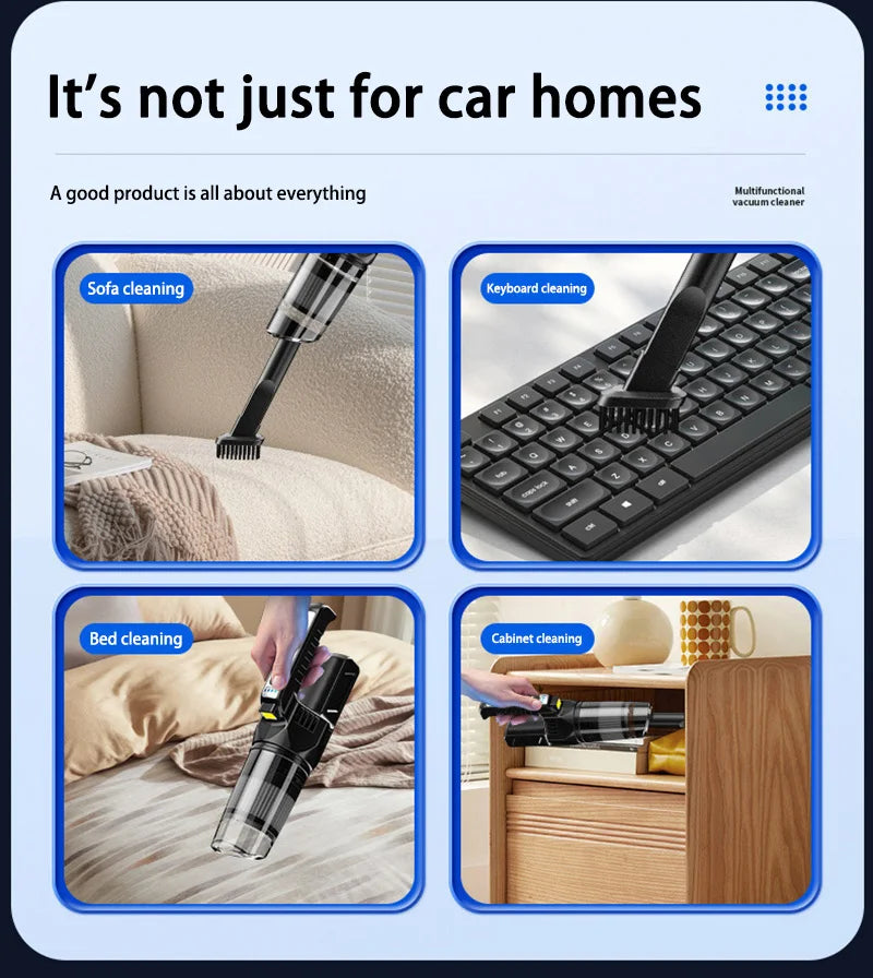 Xiaomi Wireless Vacuum Cleaner Charging Strong Suction Power For Home Car Handheld Carpet Window Crevice Groove Vacuum Cleaner - AMULET RING STORE