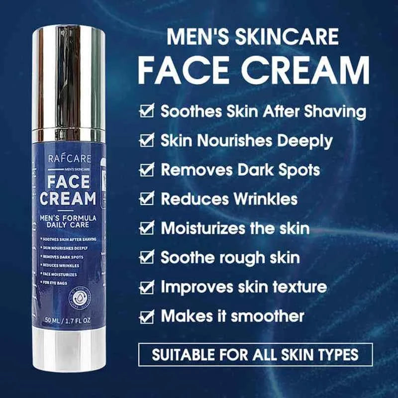 Men's Collagen Face Cream High HA Anti-aging Portable Moisturizing Cream Retinol Anti Wrinkle Skincare Products For Daily Use