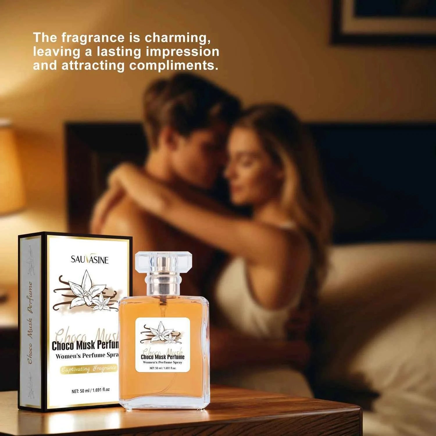 50ml Choco Musk Perfume Women's Perfume Spray EAU DE PARFUM Spray With Sweet Chocolate and Musk Long-lasting Charming Fragrance