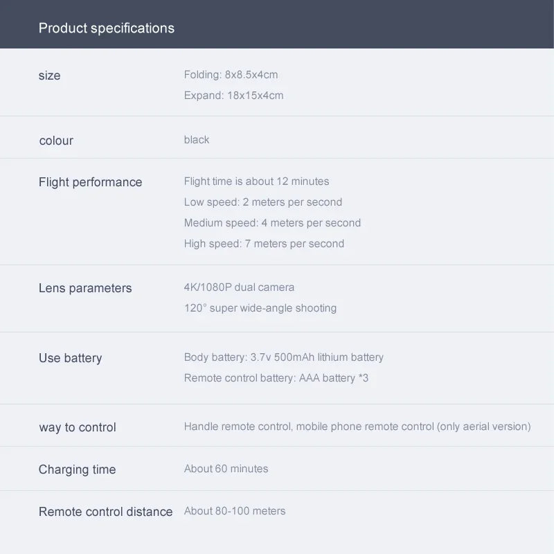 XT6 Mini Foldable Drone with 4K HD Camera, WiFi FPV, and Altitude Hold