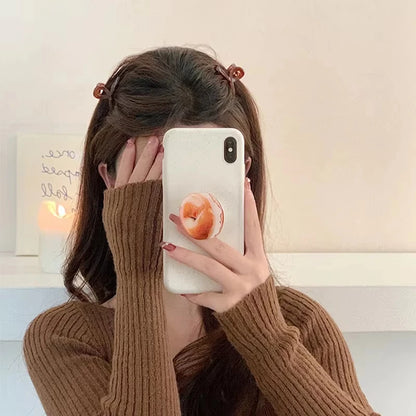 4PCS Hair Clip Small Hairpins for Woman 4.5CM Mini Transparent Jelly Grab Clip Hair Crab Ponytail Braid Claw Hair Accessories - AMULET RING STORE