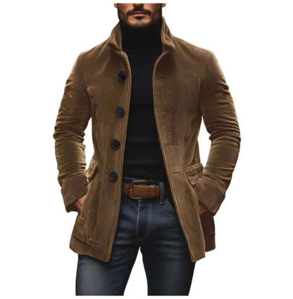 Winter Jackets For Man 2025 Autumn Fashion Long Sleeve Pockets Coats Outwears