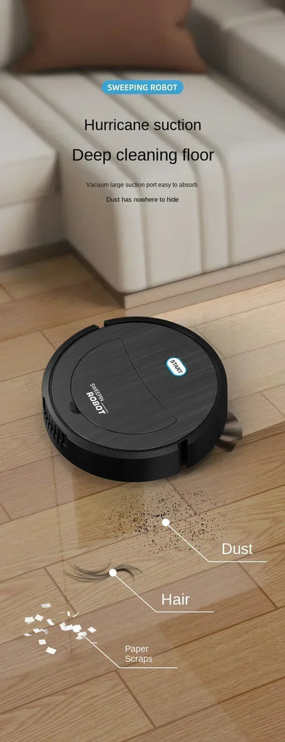 Intelligent Robot Cleaner USB Three in One Sweeping and Mopping Robot Cleaner Kitchen Robots Electric Floor Mop Home Appliance - AMULET RING STORE