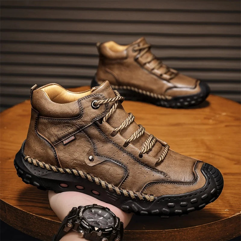 New Non-slip Mens Casual Leather Business Shoes