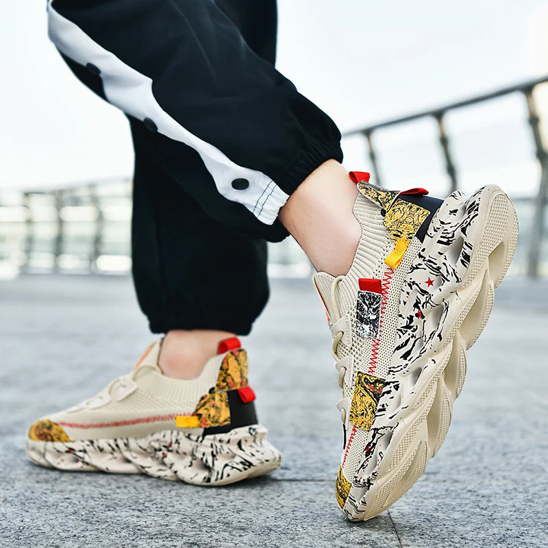 Shoes men Sneakers Male casual Mens Shoes tenis Luxury shoes Trainer Race Breathable Shoes fashion loafers running Shoes for men - AMULET RING STORE