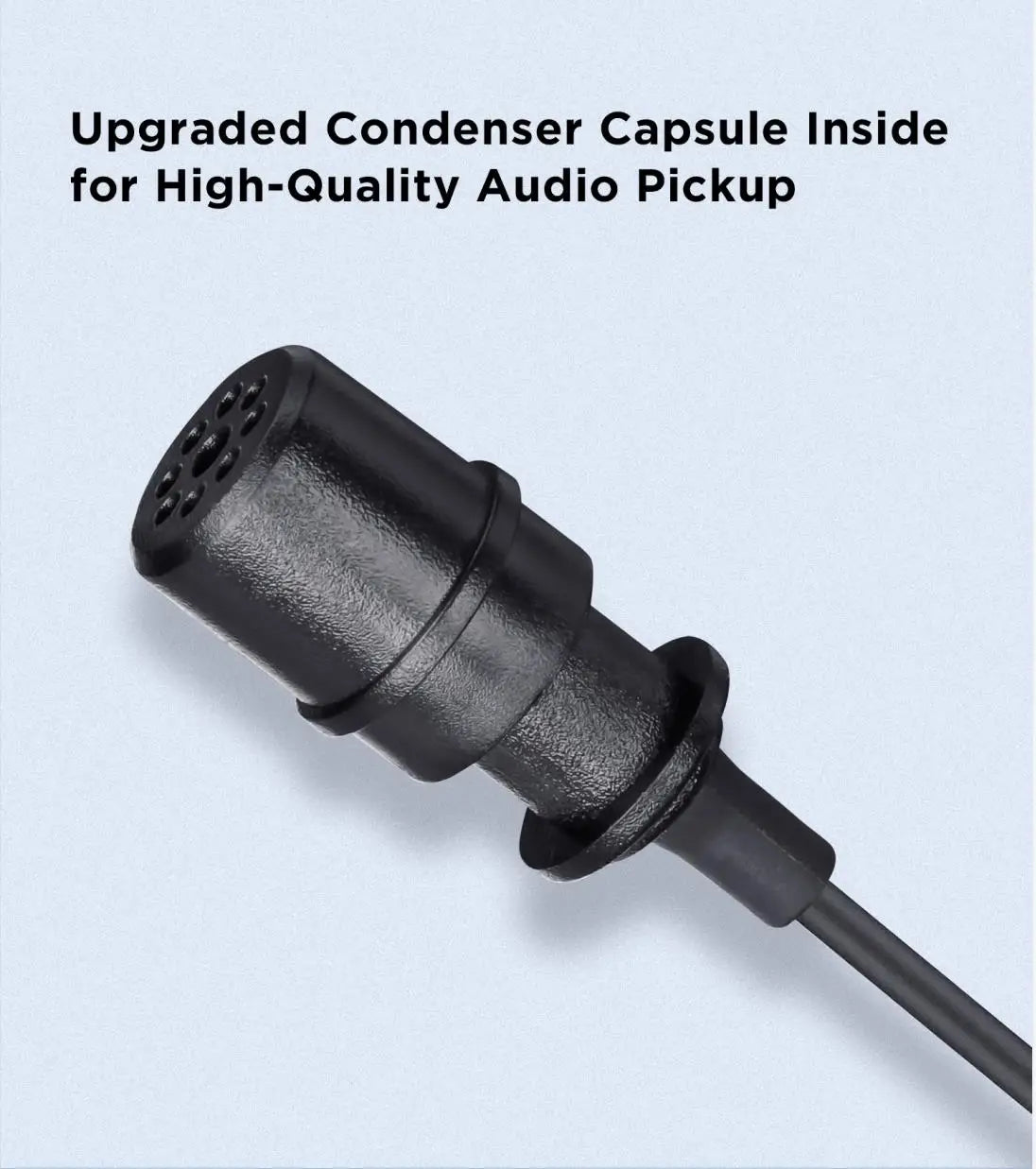 BOYA BY-M1 Condenser Lavalier Lapel Clip-on Microphone 3.5mm TRRS 6M Mic For PC iphone DSLR Camera YouTube Recording Streaming