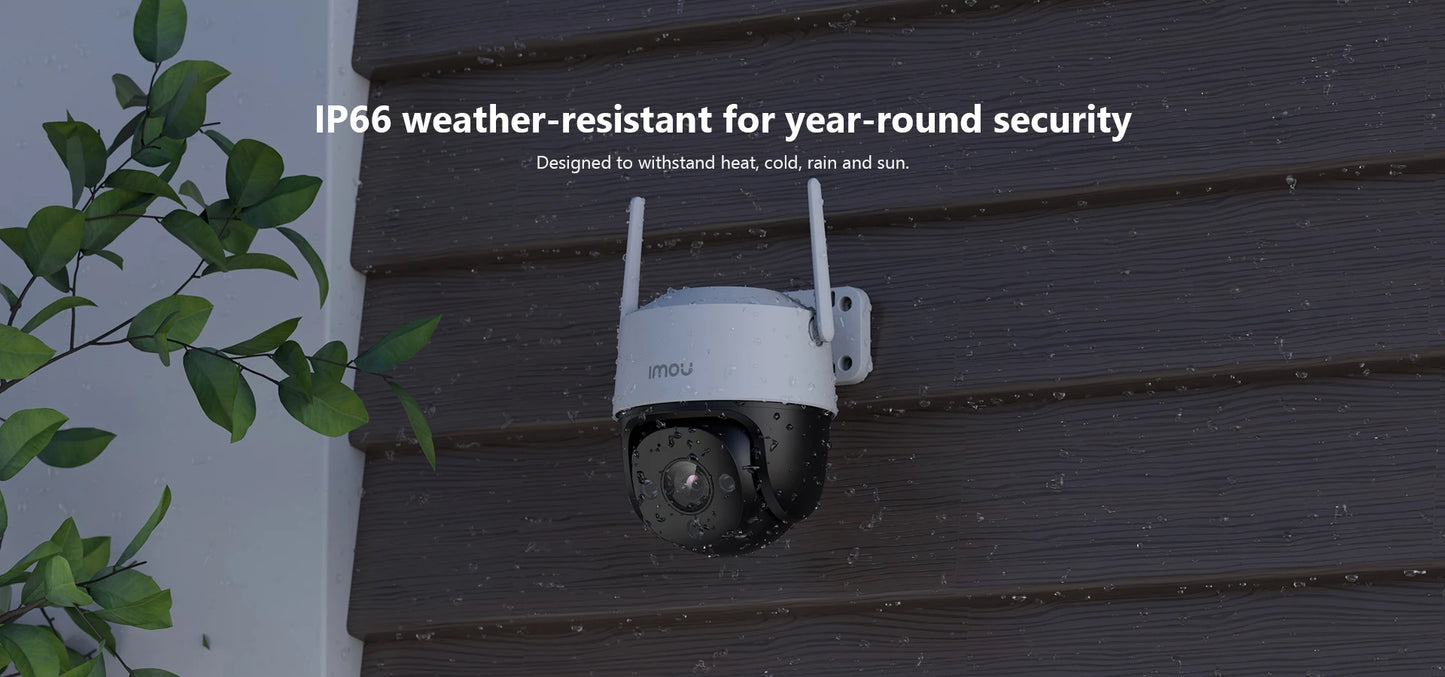 IMOU 2PCS Outdoor IP66 Cruiser SE+ 4MP Set Wi-Fi Camera Security Smart Color Night Vision 360° Coverage Smart Auto Tracking - AMULET RING STORE